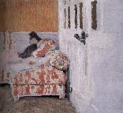 Edouard Vuillard On the sofa painting